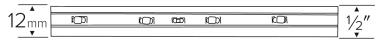 120V Flat 0.5W/ft - 1W/ft LED Rope Light Strip