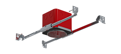 24V DC 4" New Construction IC Airtight Junction Box for 2-Hr Fire Rated Ceilings