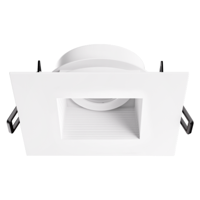 Pex™ 4" Canless Square Adjustable Baffle