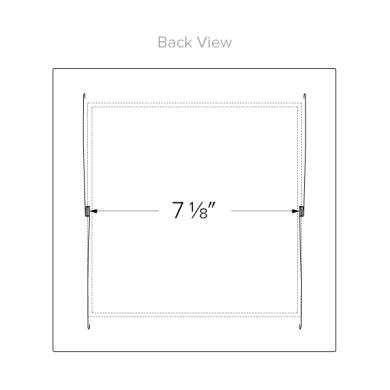 Back View Dimensions