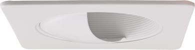 3" Die-Cast Square Wall Wash Baffle Trim