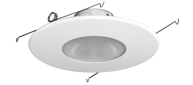 6" Shower Trim with Diffused Lens