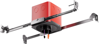 2" 0-10V New Construction IC Airtight Junction Box for 2-Hr Fire Rated Ceilings