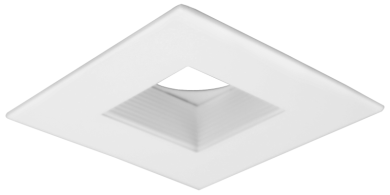 4" Square Trim Metal Baffle