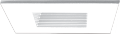 4" Square Die-Cast Baffle Trim
