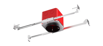 24V DC 3" New Construction IC Airtight Junction Box for 2-Hr Fire Rated Ceilings