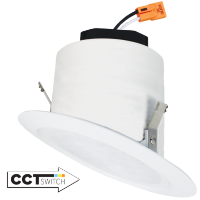 4″ Sloped Ceiling LED Reflector Insert with 5-CCT Switch