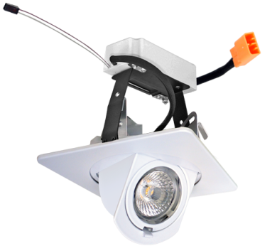 4" 0-10V Square Adjustable LED Insert