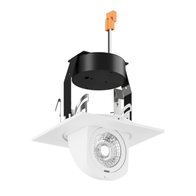 4" Square LED Adjustable Pull-Down Insert
