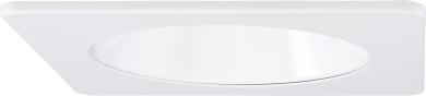 4" Square Reflector Trim with Regressed Glass Lens