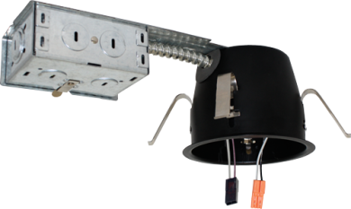4" 0-10V Shallow Remodel Dedicated LED Housing