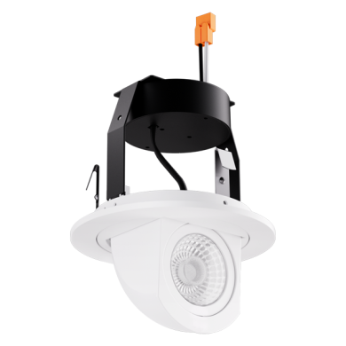 4" Round LED Adjustable Pull-Down Insert with 5-CCT Switch