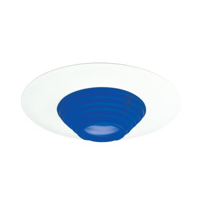5" Frosted Stepped Glass with Oversized Trim Ring