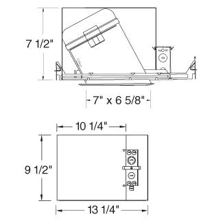 6" Sloped IC Compact Fluorescent Downlight