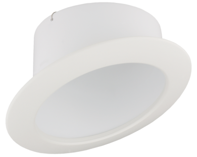 6" Sloped Reflector with Coil Springs Trim