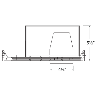 4" Medium Base IC Airtight New Construction R-60 Foam Insulation Housing
