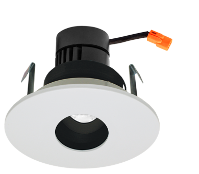 Black Reflector with White Ring
