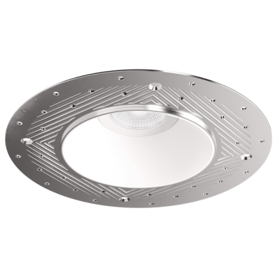 Pex™ 4" Round Trimless Adjustable Smooth Reflector Trim