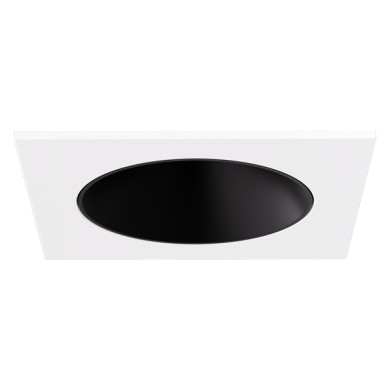 Black Reflector with White Trim