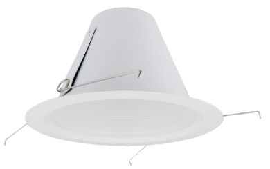 6" Shallow Self Flanged Baffle Trim with Torsion Springs