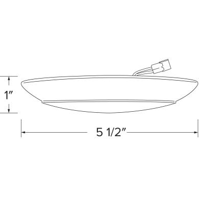 4" Alva LED Ceiling Mount Disk Light with 5-Color Temperature Switch