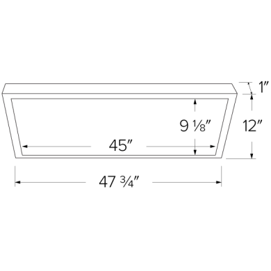 12"x48" Sky Panel™ XL with 5-CCT Switch
