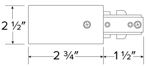 Live End Connector Track Accessory 