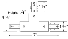 "T" Connector Track Accessory