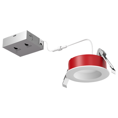 6" LED Fire Rated 120V Round Reflector with 5-CCT Switch