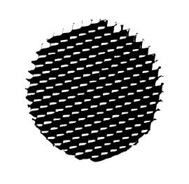 Honey Comb Black Louver