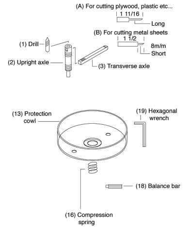 Adjustable Hole Cutter Replacement Parts