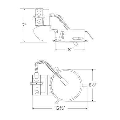 8" Remodel Frame with Driver