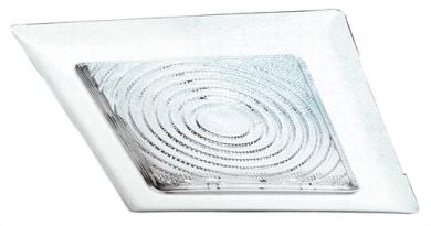 8" Square Trim with Fresnel Glass Lens - EL11