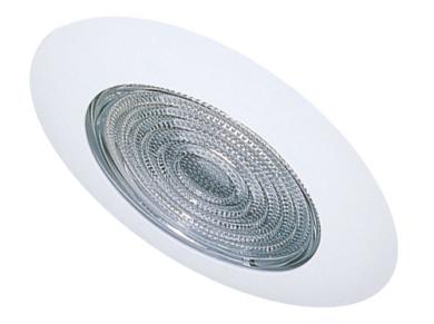 6" Sloped Shower Trim with Fresnel Lens