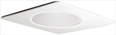 4" Square Trim with Phenolic Baffle