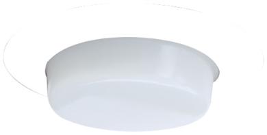 5" Shower Trim with Drop Opal Lens 