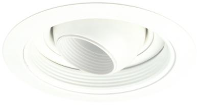 5" Regressed Adjustable Eyeball with Baffle Trim