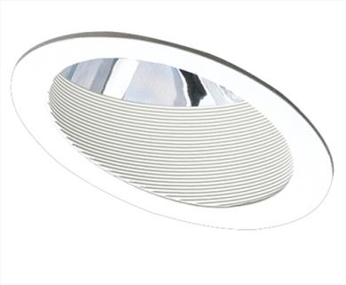 6" Sloped Adjustable Baffle with Reflector Trim