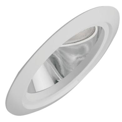 6" Super Sloped Reflector with PAR30 Gimbal Trim