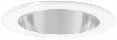 4"  Shower Reflector Trim with Clear Lens
