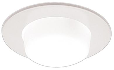 4" Shower Reflector Trim with Drop Opal Lens