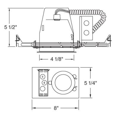 4" Housing with Adjustable Lamp Holder