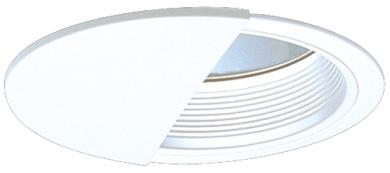6" Baffle with Reflector Wall Wash Trim