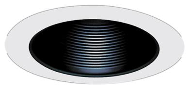 5" Metal Stepped Baffle with Coil Springs Trim