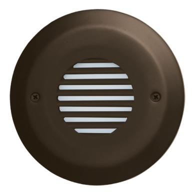 Ibis™ Round LED Step Light with Louver Faceplate