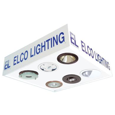 2’ x 2’ drop-in for T-BAR ceiling, (2) 6” low voltage housings, (2) 6” line voltage housings, Individually switched