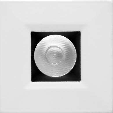 Square Black w/White